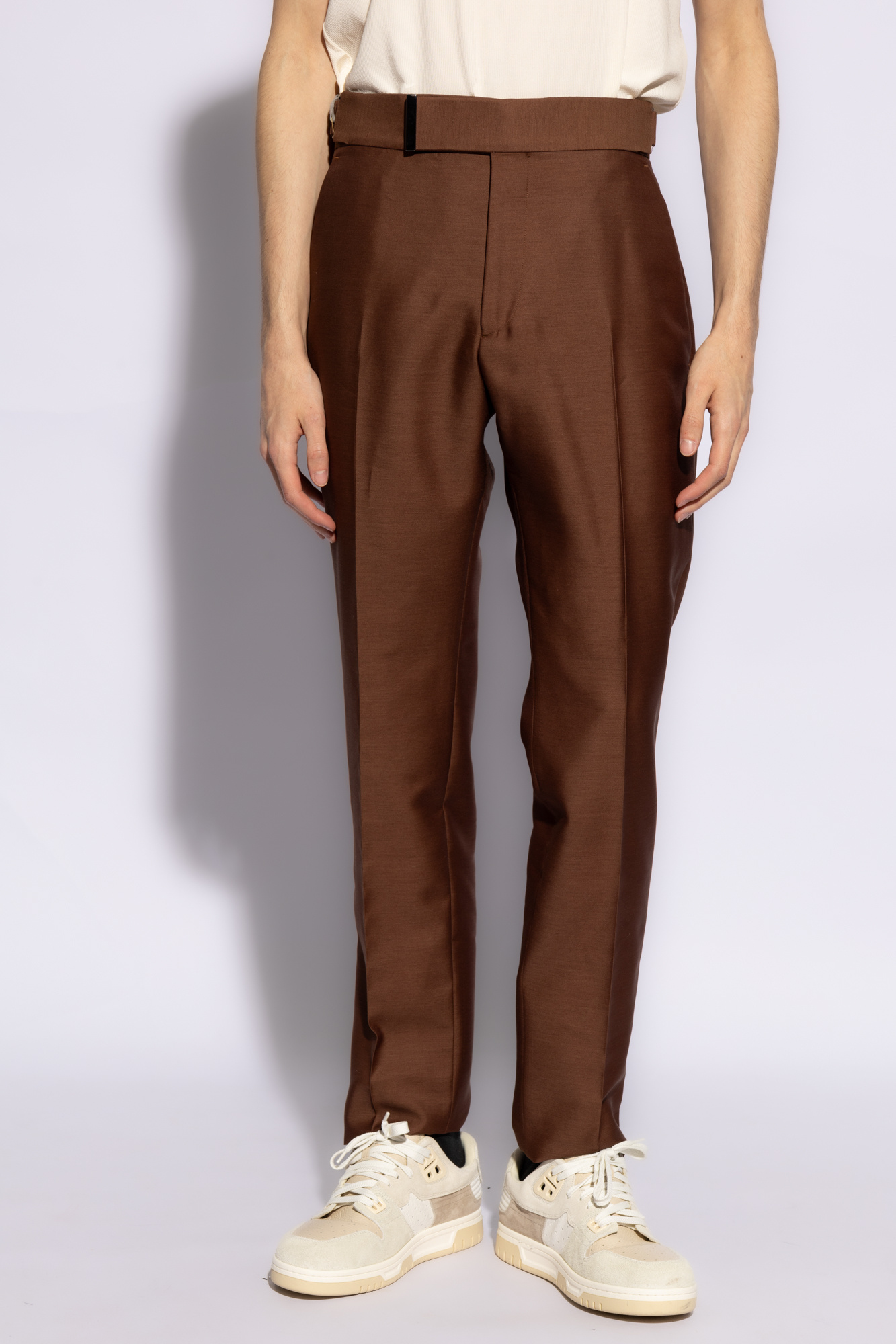 【関税込み】tom ford Pants with front pleats puma exhale cycling shorts item | Tom Ford Pleat | Men's